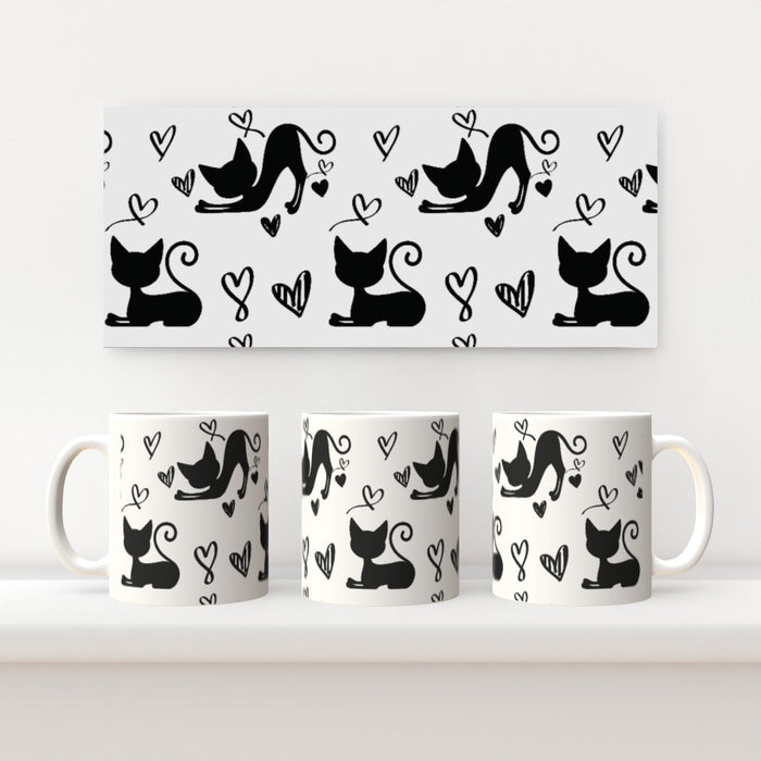 11oz Ceramic Mug - Cats - printonitshop