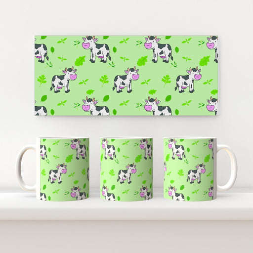 11oz Ceramic Mug - Cow Green - printonitshop