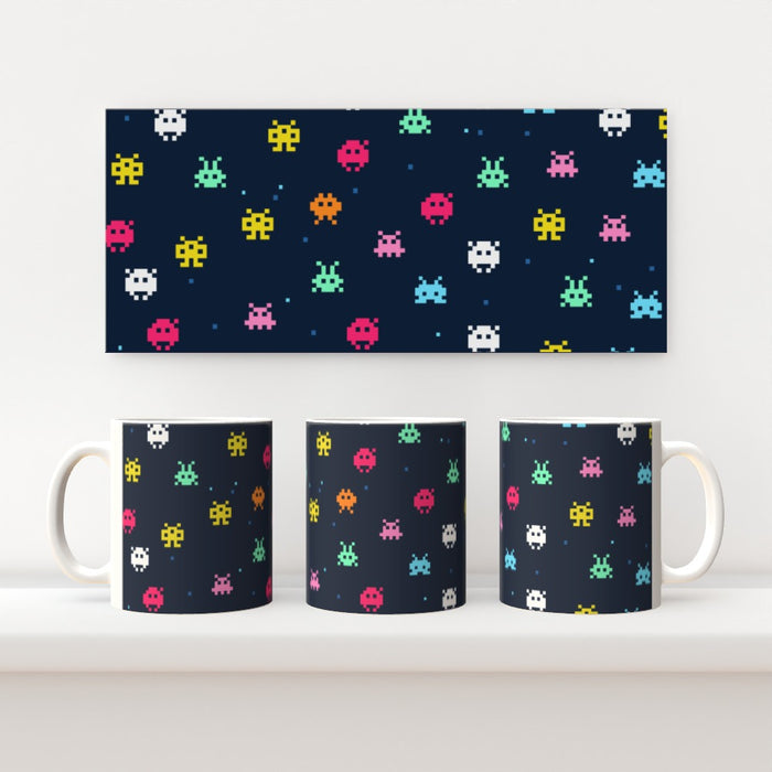 11oz Ceramic Mug - Invaders - printonitshop