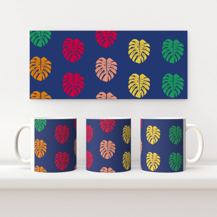 11oz Ceramic Mug - Leaves - printonitshop