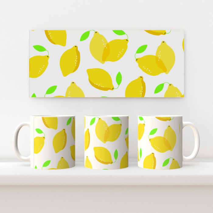 11oz Ceramic Mug - Lemons - printonitshop