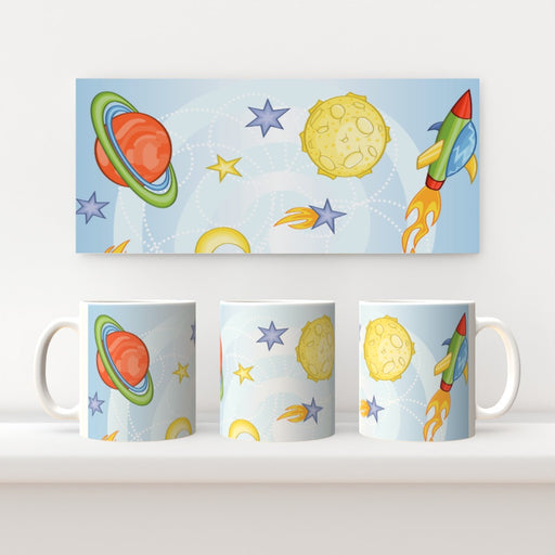 11oz Ceramic Mug - Space Adventures - printonitshop