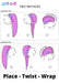 Head Towel - Pattern Pink - printonitshop