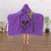 Hooded Towel - Skull and Hummingbird - printonitshop