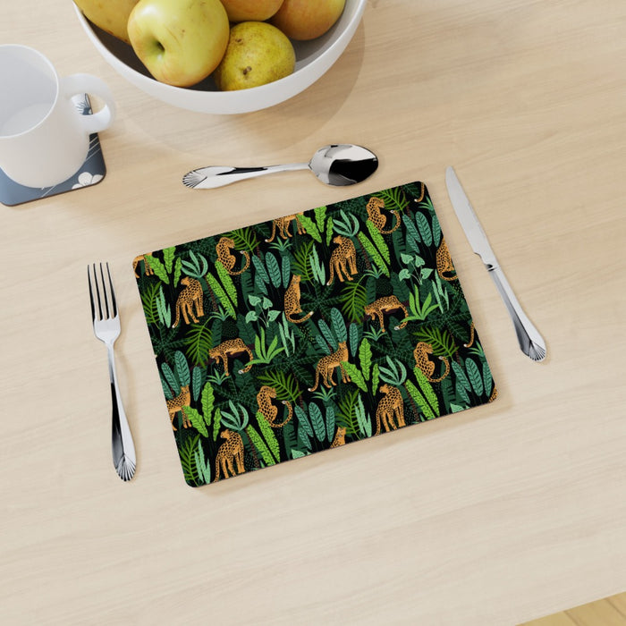Placemat - Leopard and Jungle - printonitshop