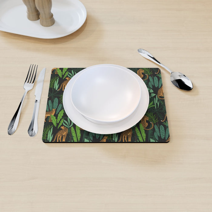 Placemat - Leopard and Jungle - printonitshop