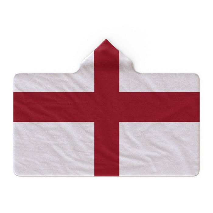 Hooded Towel - St Georges Cross - printonitshop