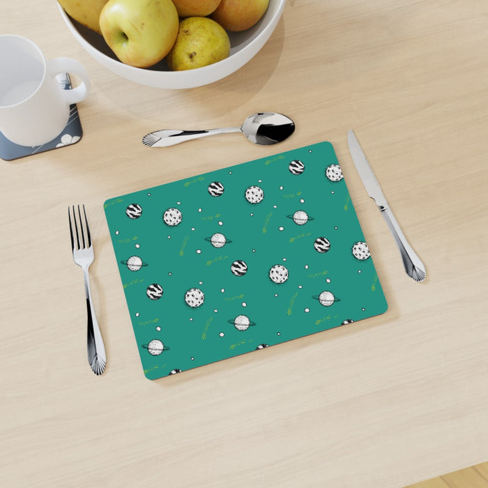 Placemat - Planets Teal - printonitshop