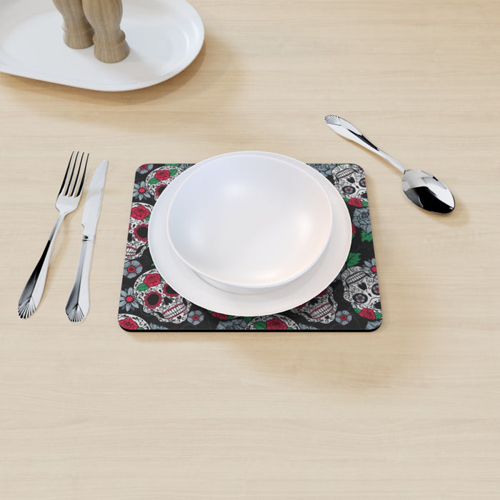 Placemat - Skulls and Roses - printonitshop