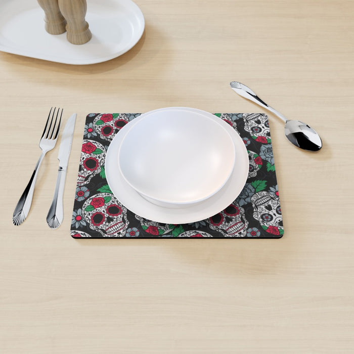 Placemat - Skulls and Roses - printonitshop