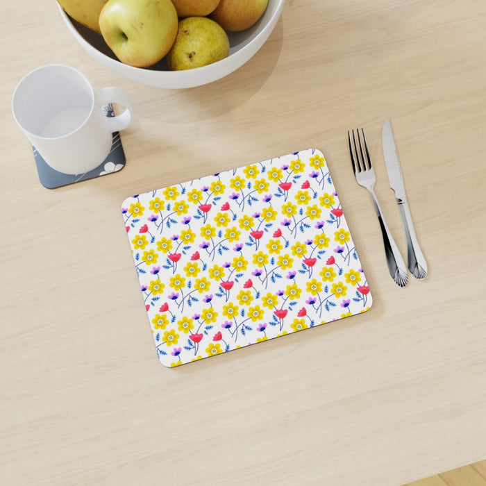 Placemats - Yellow Flowers - printonitshop