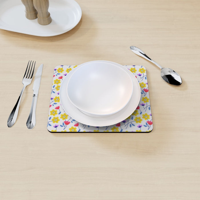 Placemats - Yellow Flowers - printonitshop