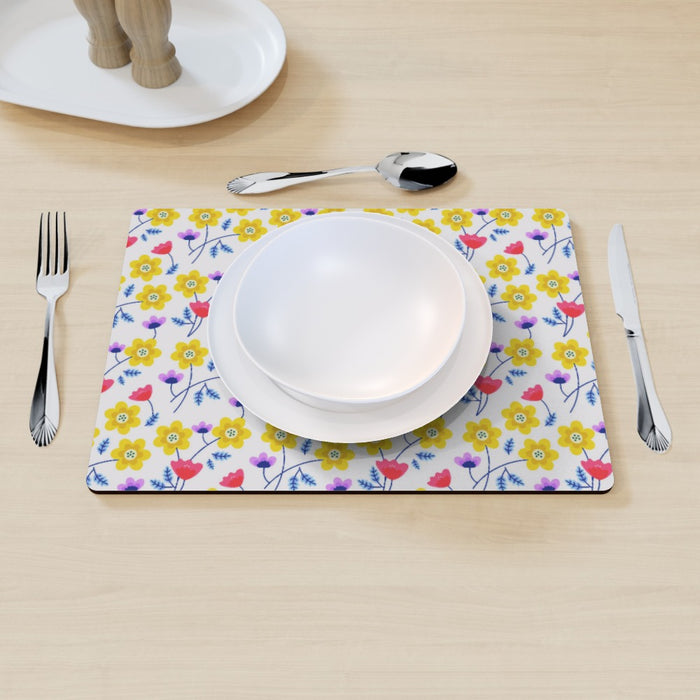 Placemats - Yellow Flowers - printonitshop
