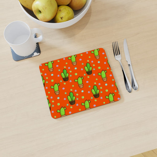 Placemat - Cactus Orange - printonitshop