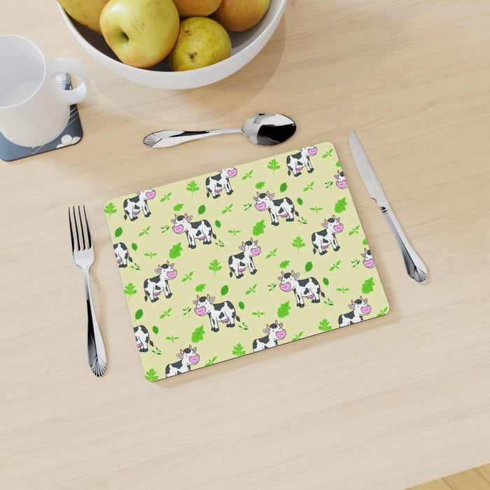 Placemat - Cow Yellow - printonitshop