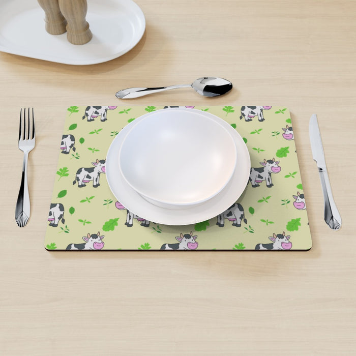 Placemat - Cow Yellow - printonitshop