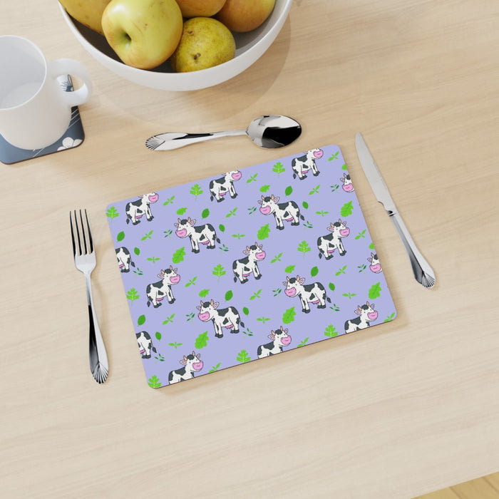 Placemat - Cow Violet - printonitshop