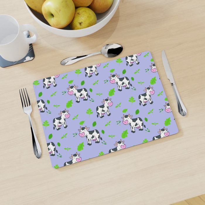 Placemat - Cow Violet - printonitshop