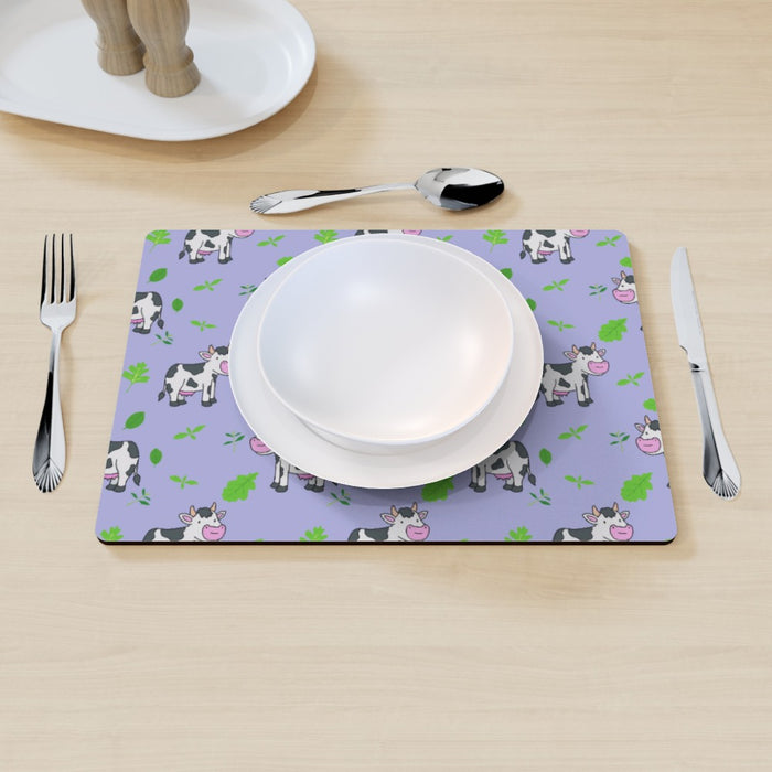 Placemat - Cow Violet - printonitshop