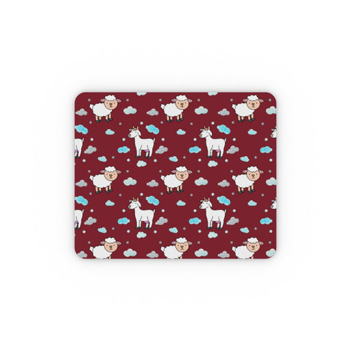 Placemat - Goat Sheep Burgundy - printonitshop