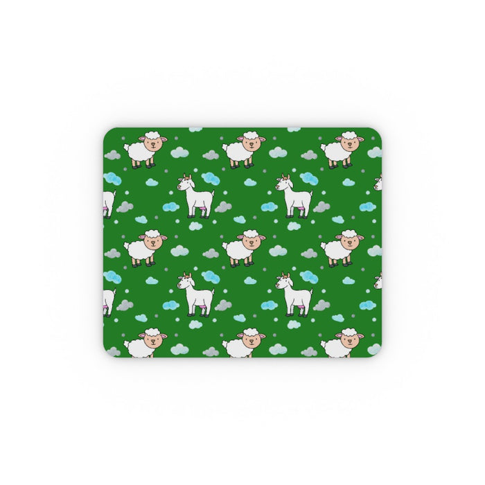 Placemat - Goat and Sheep on Green - printonitshop