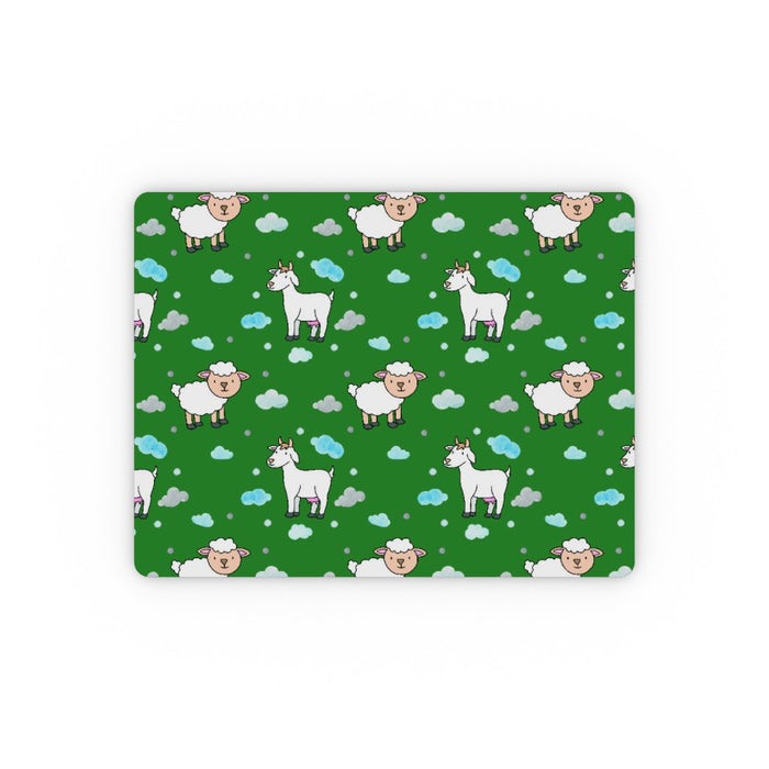 Placemat - Goat and Sheep on Green - printonitshop