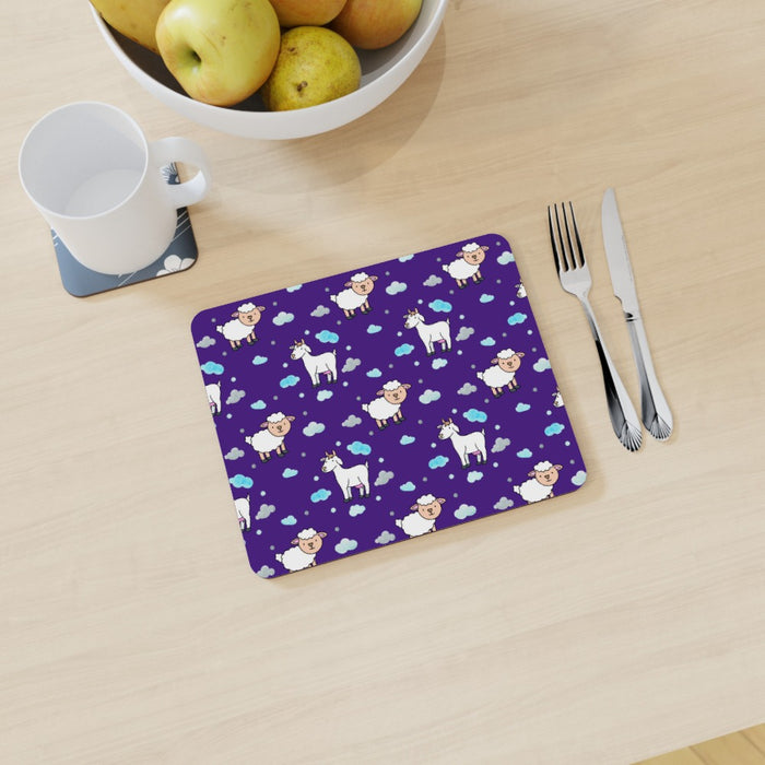 Placemat - Goat Sheep Purple - printonitshop