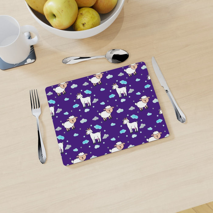 Placemat - Goat Sheep Purple - printonitshop