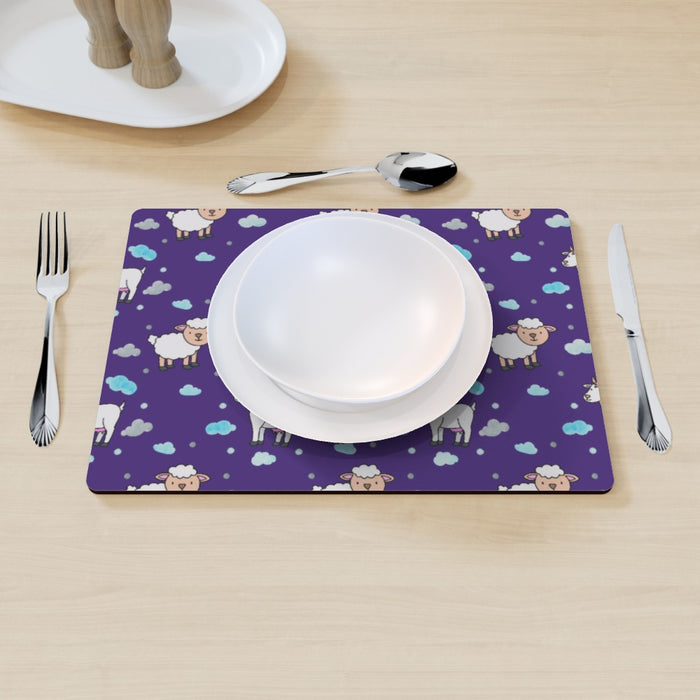 Placemat - Goat Sheep Purple - printonitshop