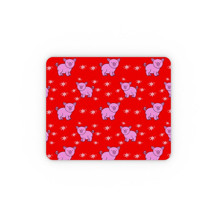 Placemat - Pigs Red - printonitshop