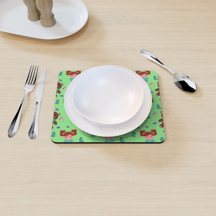 Placemat - Toys Green - printonitshop