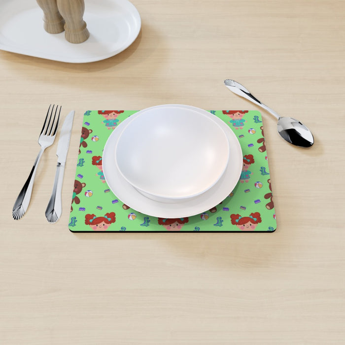 Placemat - Toys Green - printonitshop