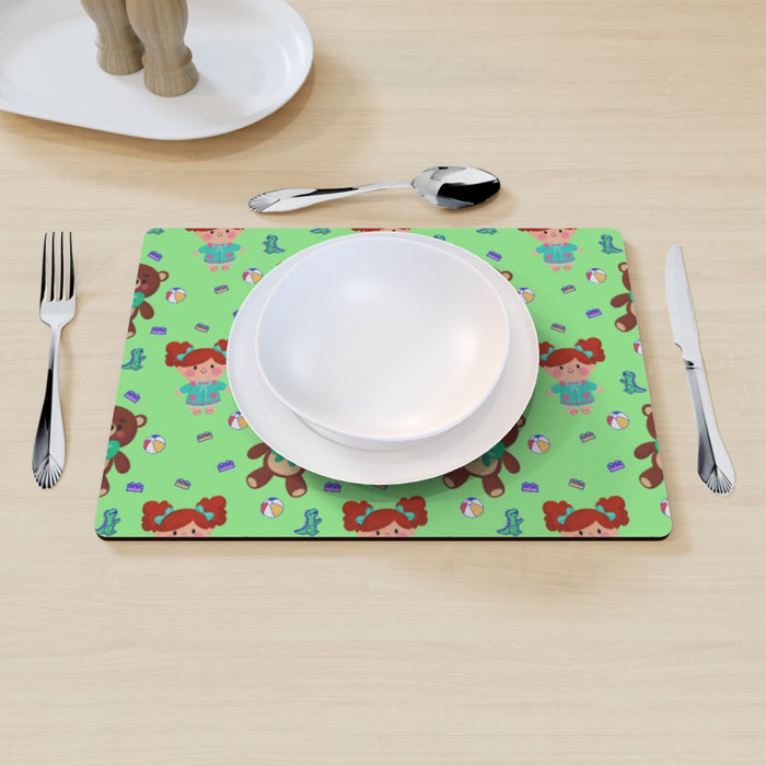 Placemat - Toys Green - printonitshop