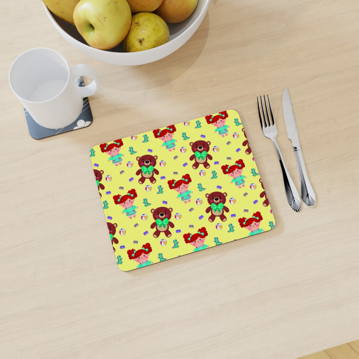 Placemat - Toys Yellow - printonitshop