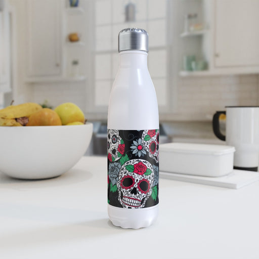 Steel Bottles - Skulls and Roses - printonitshop