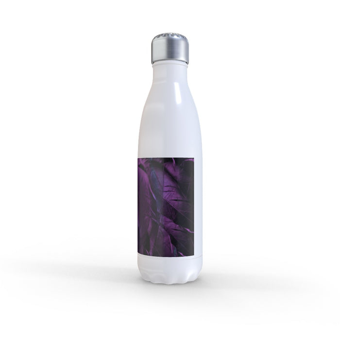 Steel Bottles - Purple Feathers - printonitshop