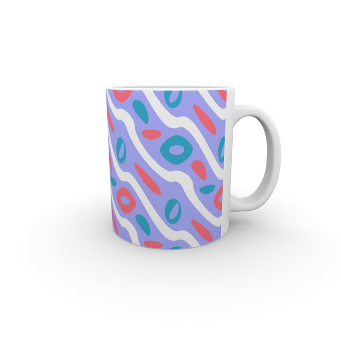 11oz Ceramic Mug - Pattern Violet - printonitshop