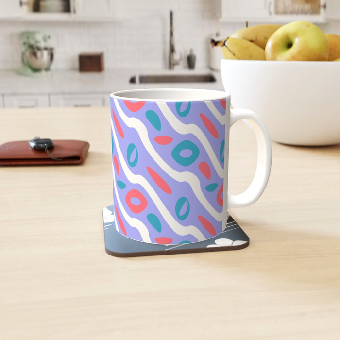 11oz Ceramic Mug - Pattern Violet - printonitshop