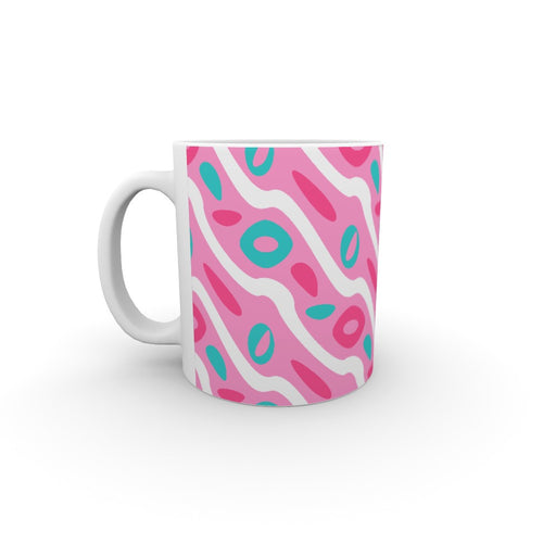 11oz Ceramic Mug - Pattern Pink - printonitshop