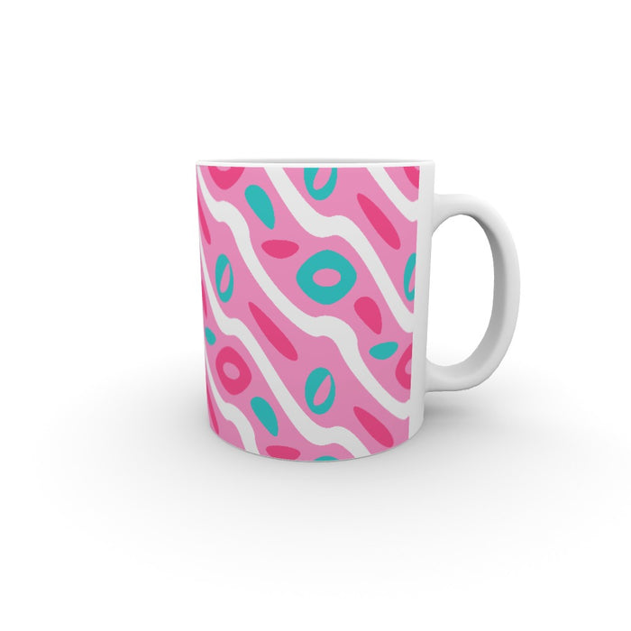 11oz Ceramic Mug - Pattern Pink - printonitshop