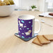 11oz Ceramic Mug - Goat and Sheep on Blue - printonitshop