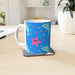 11oz Ceramic Mug - Dolphin and Starfish Blue - printonitshop