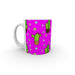 11oz Ceramic Mug - Cactus on Pink - printonitshop