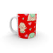 11oz Ceramic Mug - Baby on Red - printonitshop