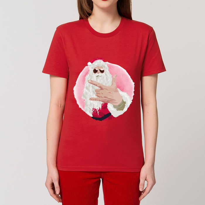 T-Shirts - Rock Santa - Print On It