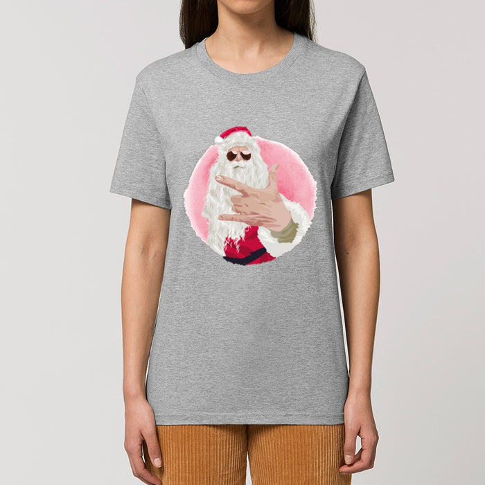 T-Shirts - Rock Santa - Print On It