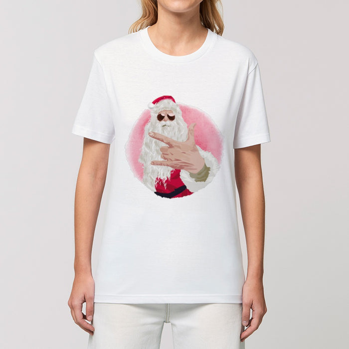 T-Shirts - Rock Santa - Print On It