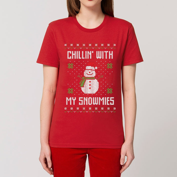 T - Shirt - Chillin' with my Snowmies - Print On It