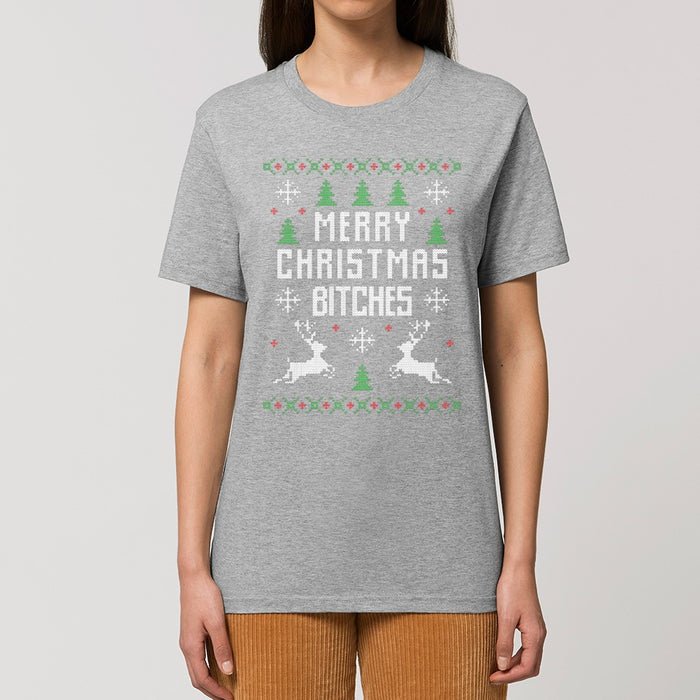 T - Shirt - Merry Christmas Bitches - Print On It