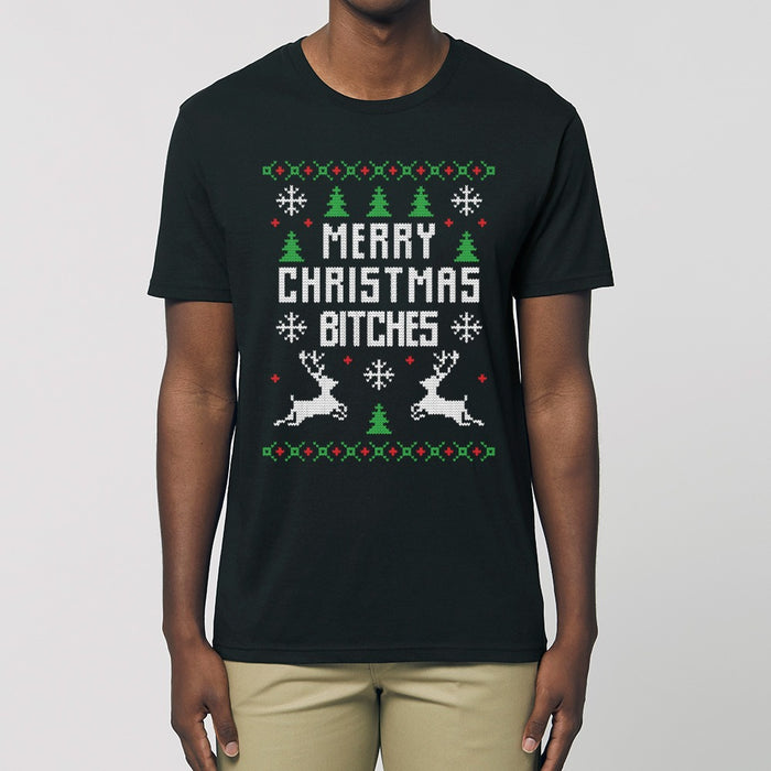 T - Shirt - Merry Christmas Bitches - Print On It